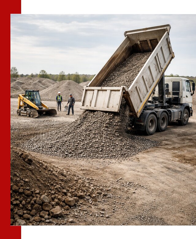 Доставка самосвалом 25 м³ в Пензе быстро и надежно