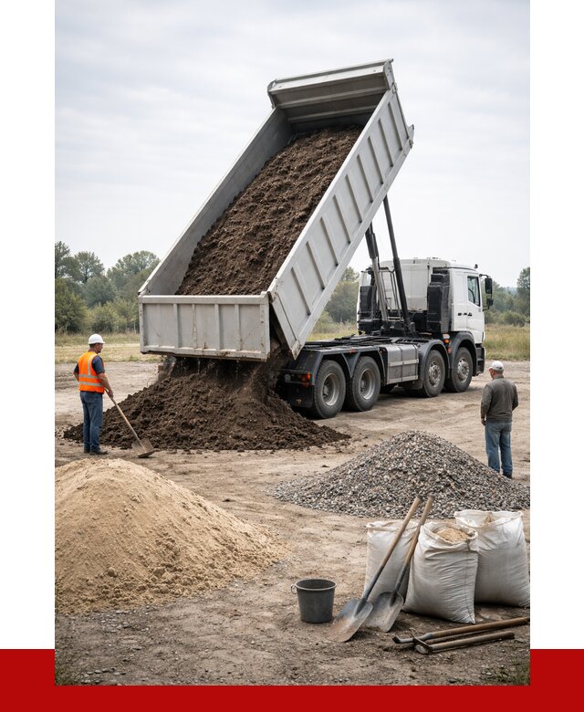 Доставка самосвалом 30 кубов в Пензе от 8725 р. | ПРОНЕРУДПнз