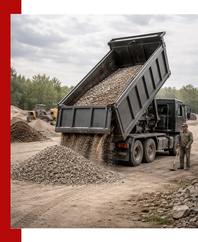 Доставка самосвалом 30 м3 по выгодным ценам в Пензе