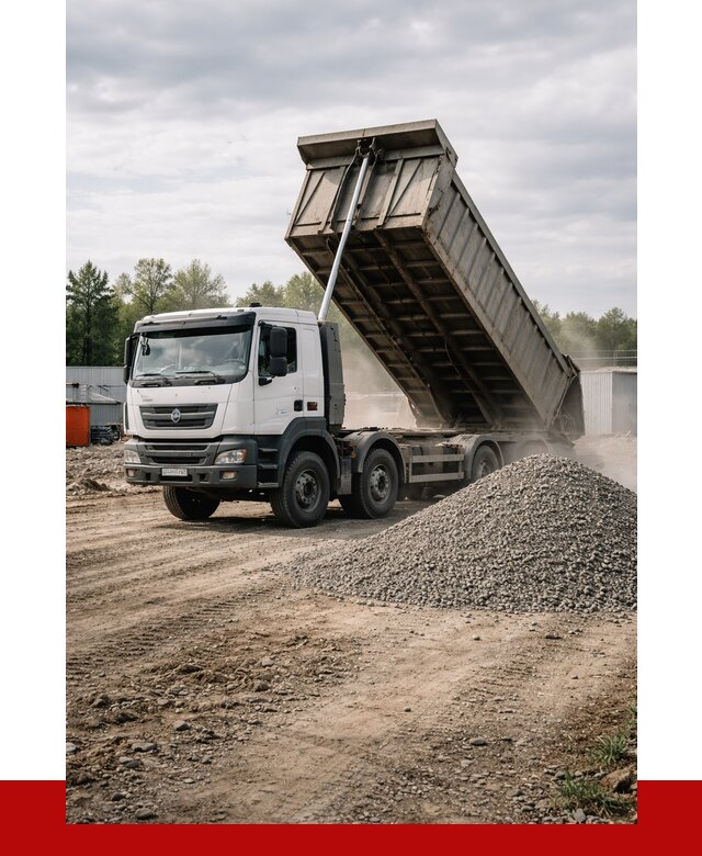 Доставка самосвалом 40 кубов в Пензе от 9239 р. | ПРОНЕРУДПнз