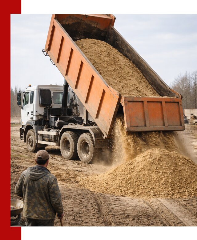 Аренда самосвала 20 тонн для перевозки грузов в Пензе
