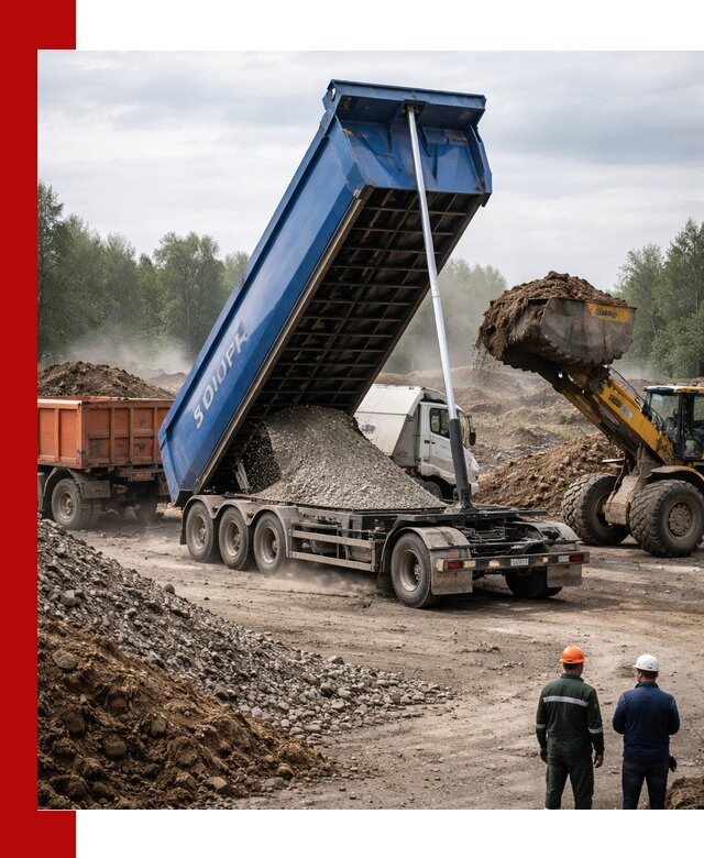 Аренда тонар 40 тонн в Пензе с доставкой материалов