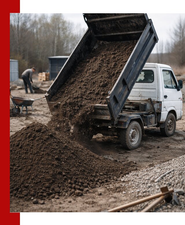 Аренда минисамосвала в Пензе для доставки сыпучих материалов