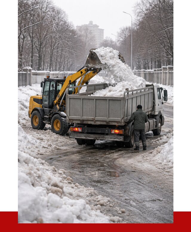 Вывоз снега с погрузкой в Пензе от 3593 р. ПРОНЕРУДПнз