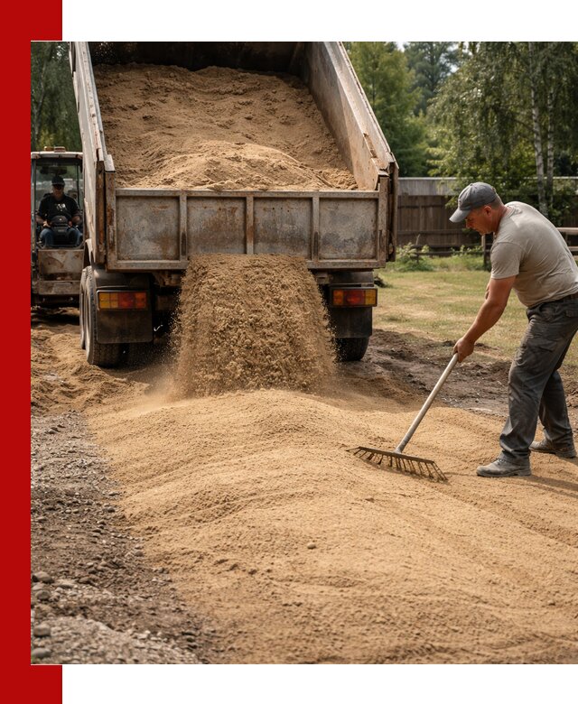 Отсыпка участка песком в Пензе быстро и качественно