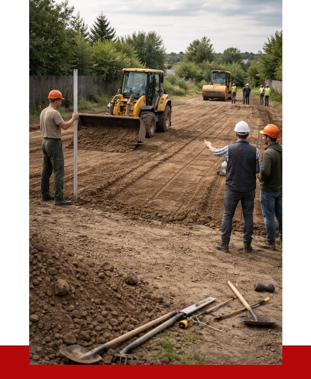 Планировка участка грунтом в Пензе от 4619 р ПРОНЕРУДПнз