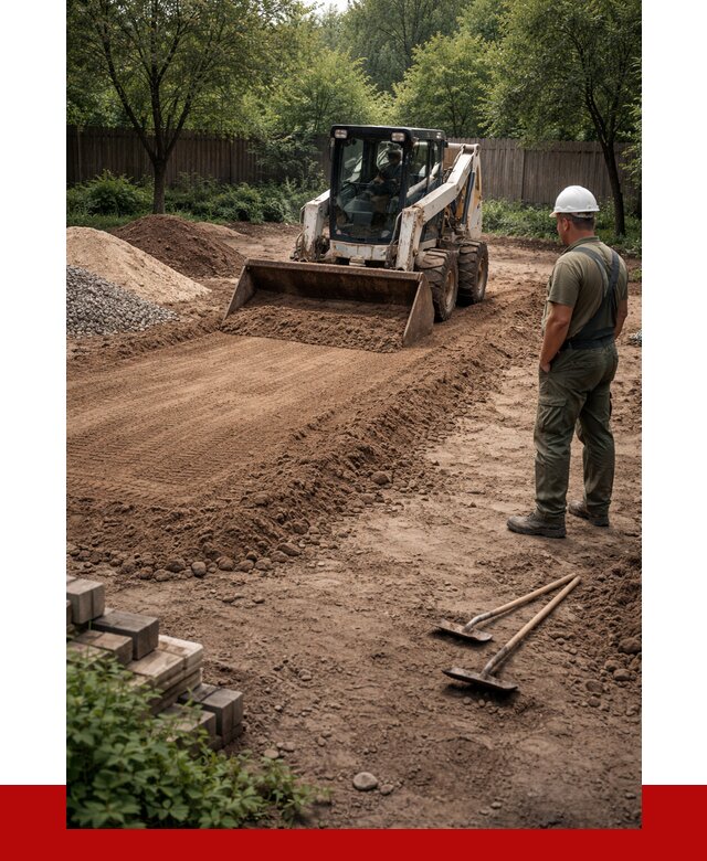 Выравнивание участка под ключ в Пензе от 3593 р. | ПРОНЕРУДПнз