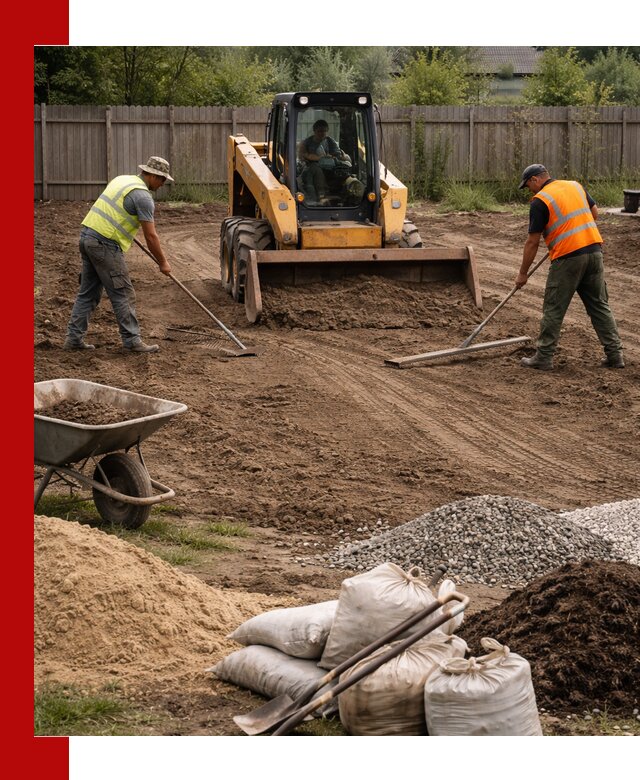 Выравнивание участка под строительство и благоустройство в Пензе